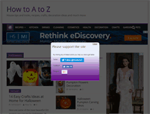 Tablet Screenshot of howtoatoz.net